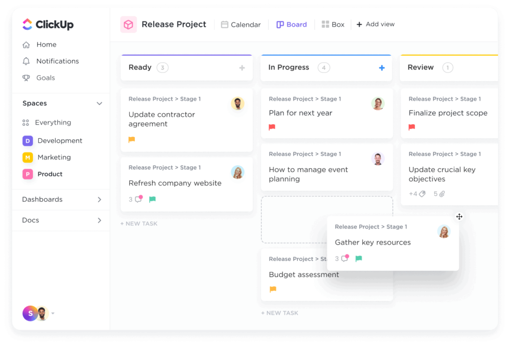 ClickUp Screenshot