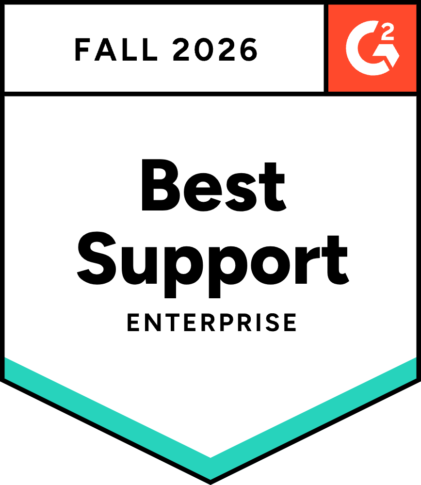 G2 Fall 2026 - Best Support (Enterprise)