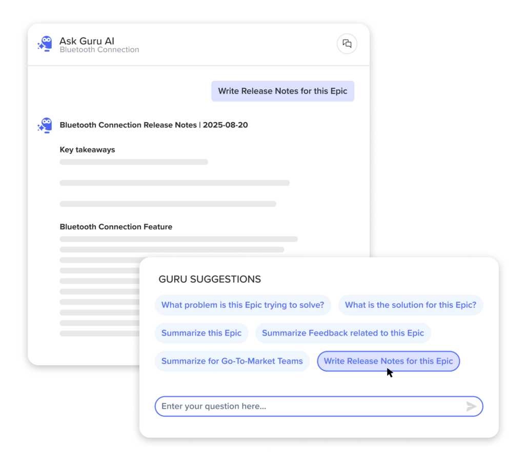 01_Guru_AI_Release_Notes Cut the Busywork, Ship Products Faster